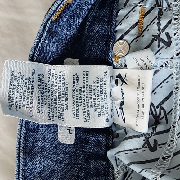 Seven7 High Rise Flare Jeans in Laguna Wash 18W Petite - Picture 12 of 15